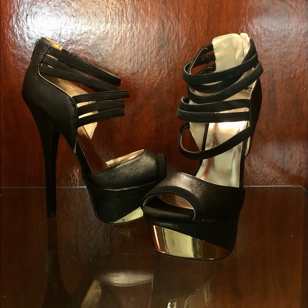 Black Platform Heels